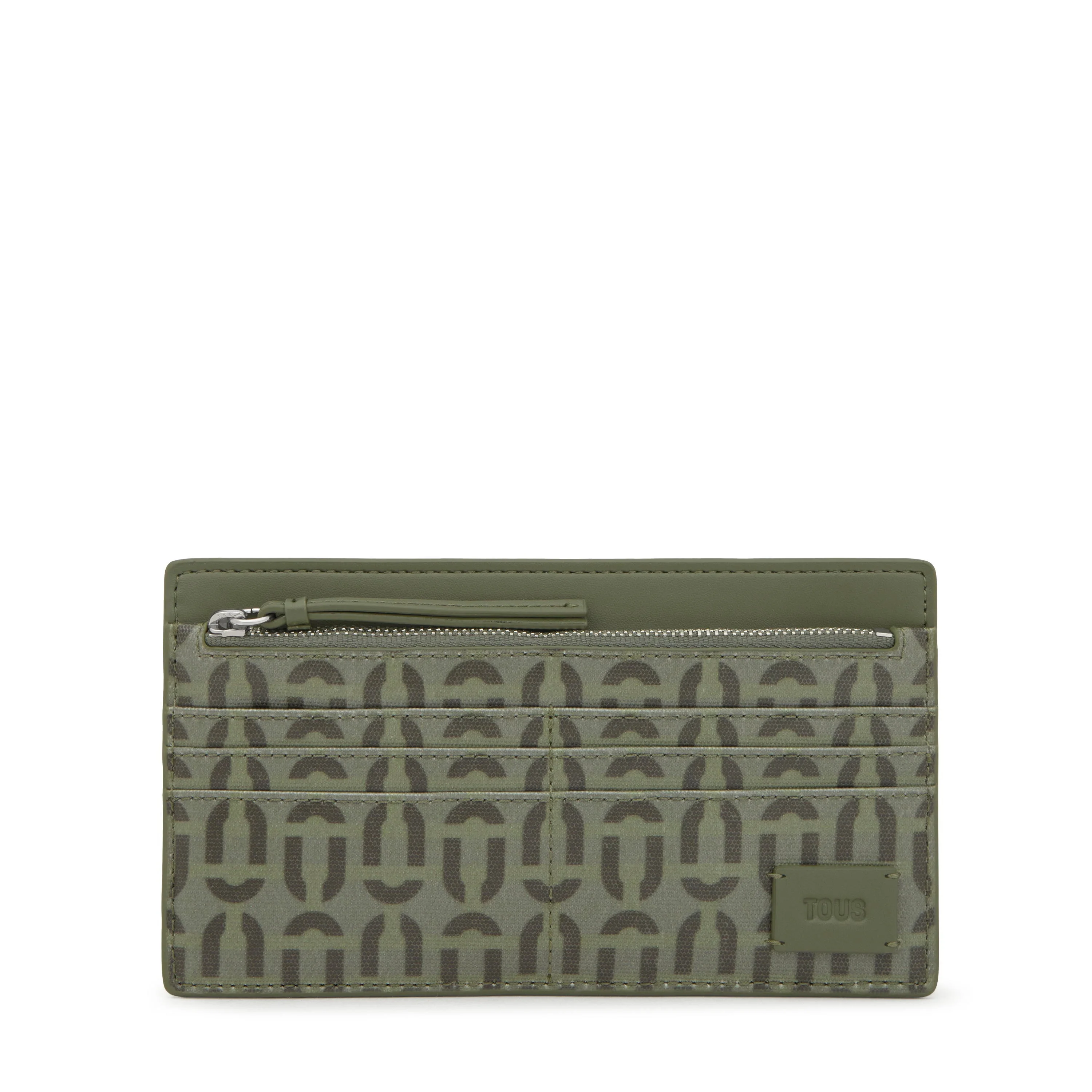 Large khaki-colored Wallet TOUS Double Way Manifesto - 1