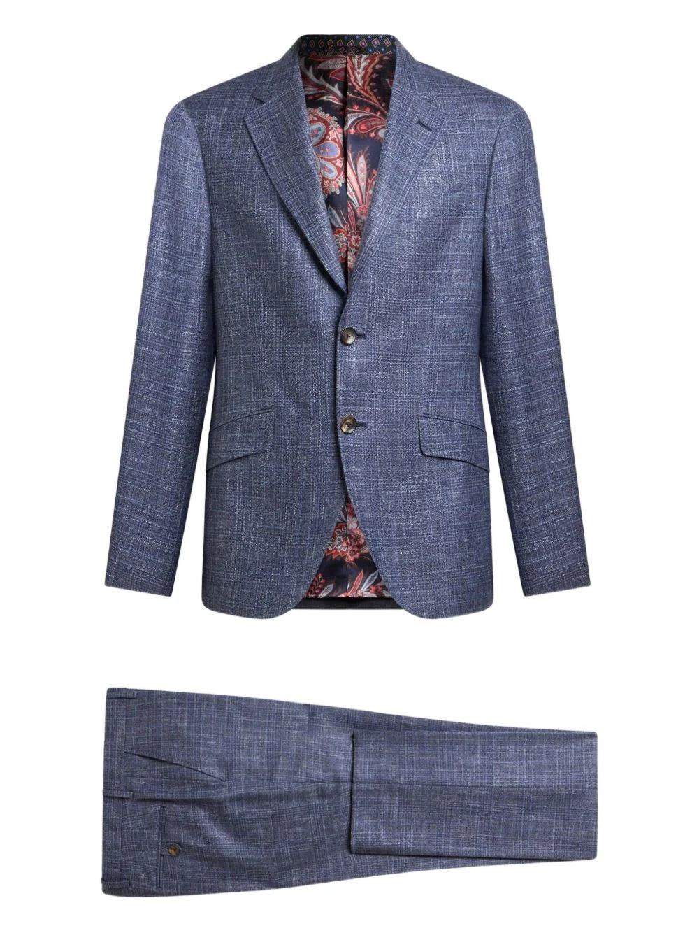 checked wool suit - 1