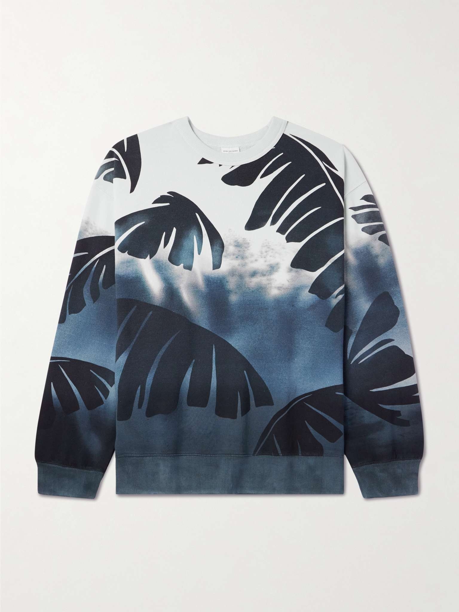 Printed Cotton-Jersey Sweatshirt - 1
