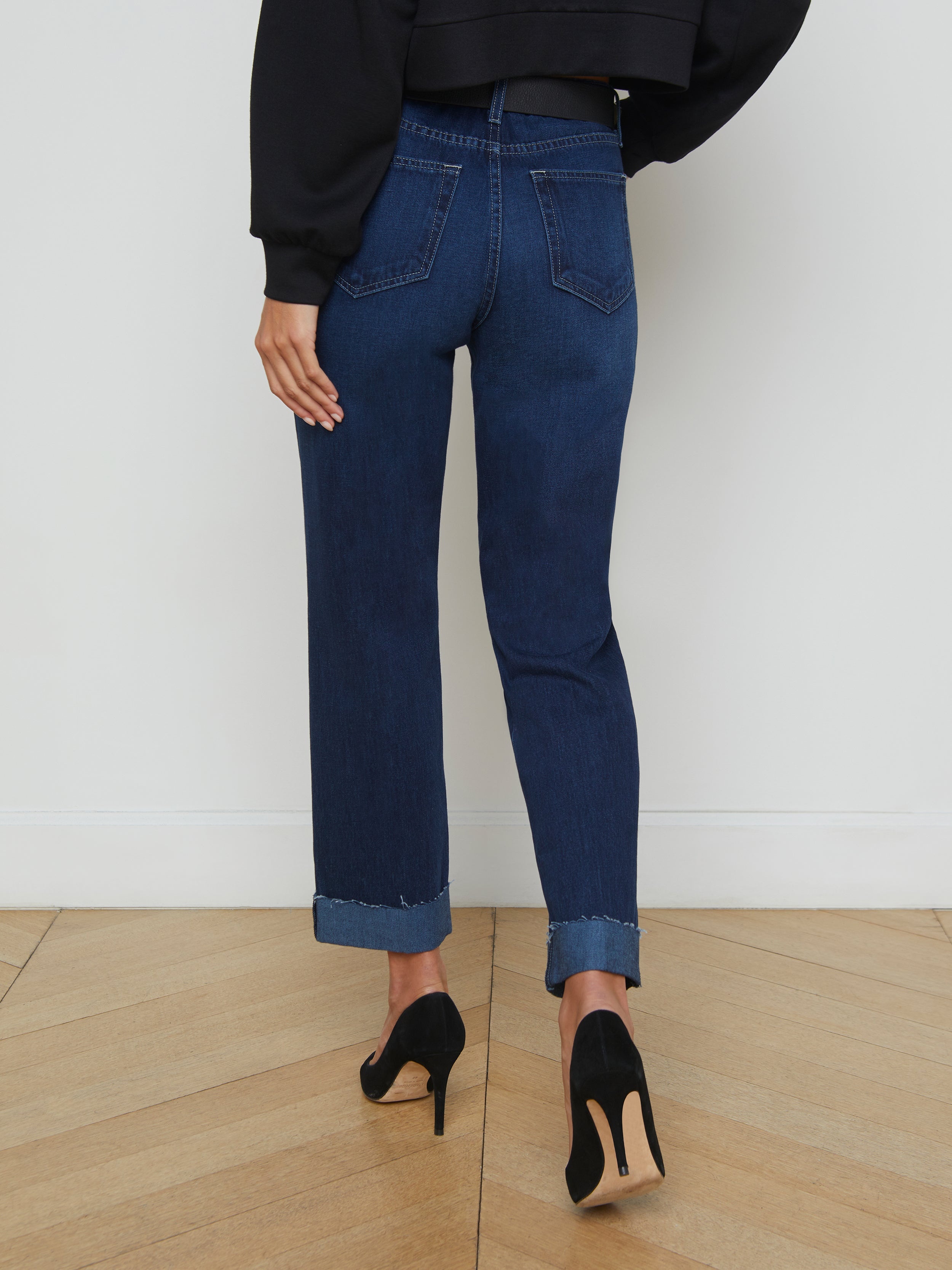 Maribel Cuffed Straight-Leg Jean - 5