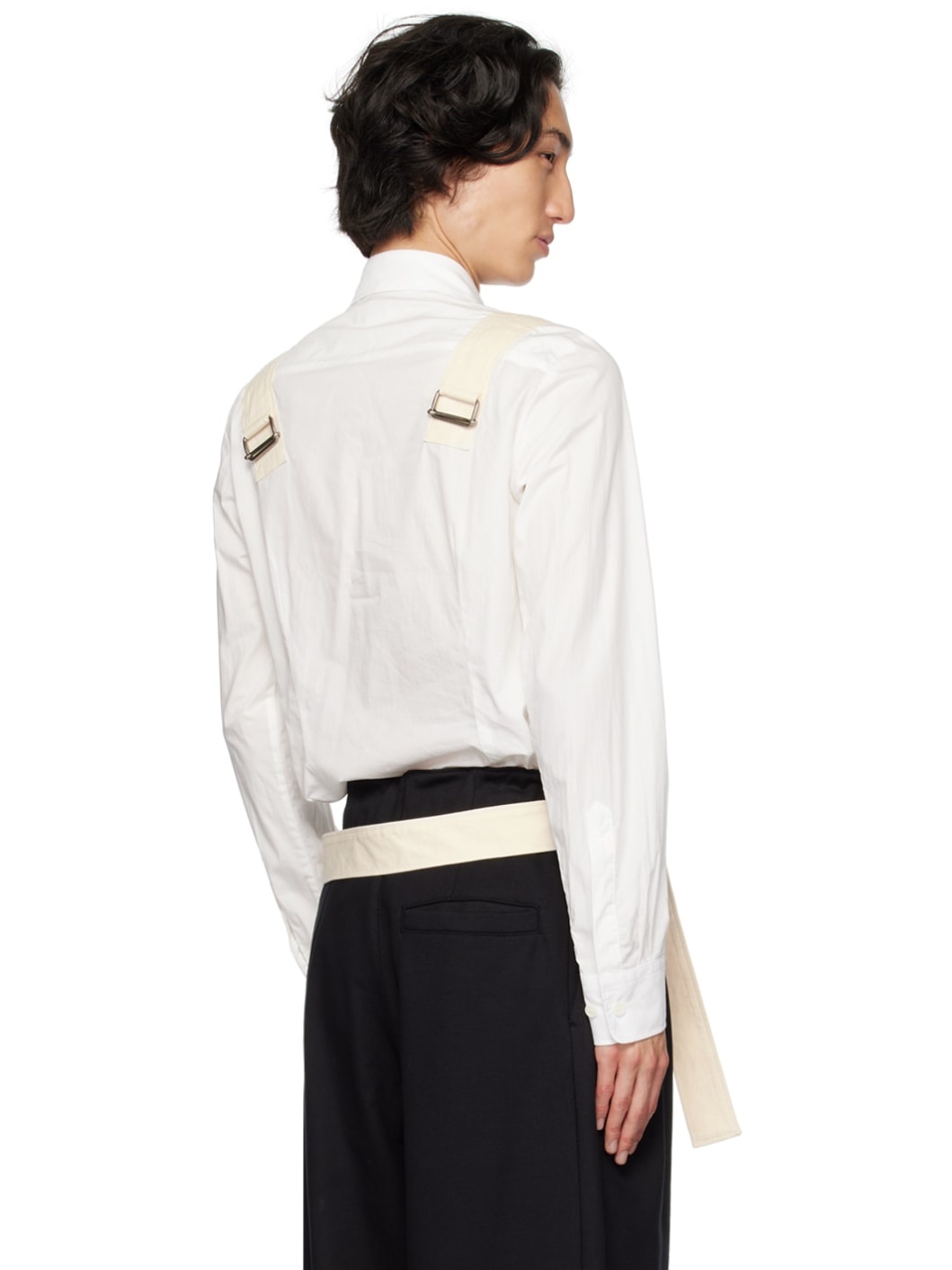 White Utility Shirt - 3