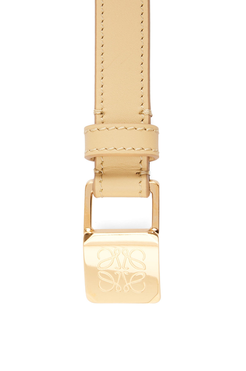Loewe Amazona padlock belt in smooth calfskin outlook