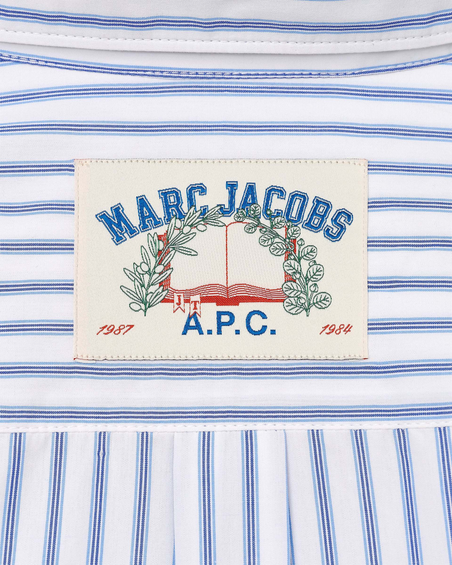 THE A.P.C. X MARC JACOBS STRIPED SHIRT - 9