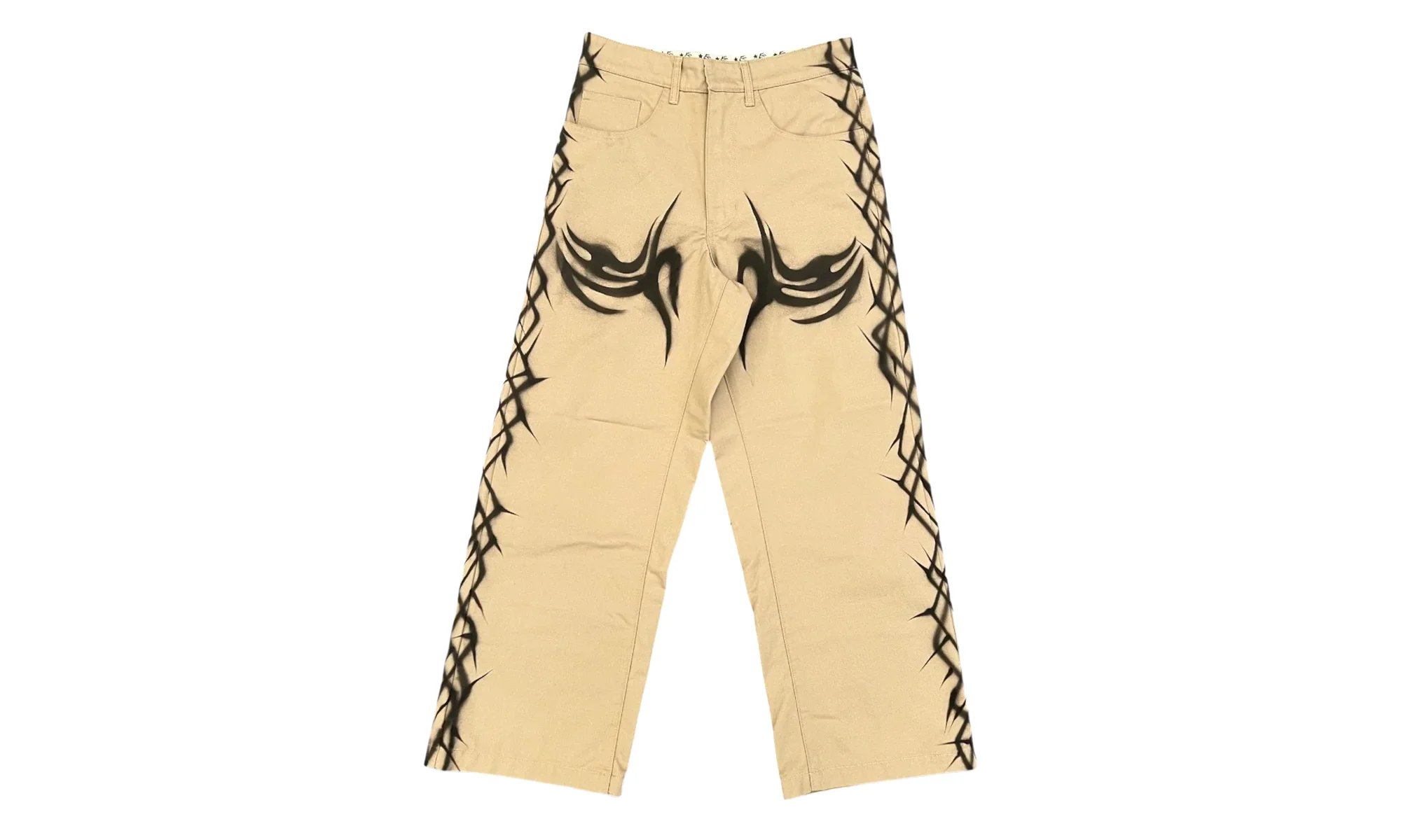 Tribal Airbrushed Pants "Khaki" HSR297 - 1