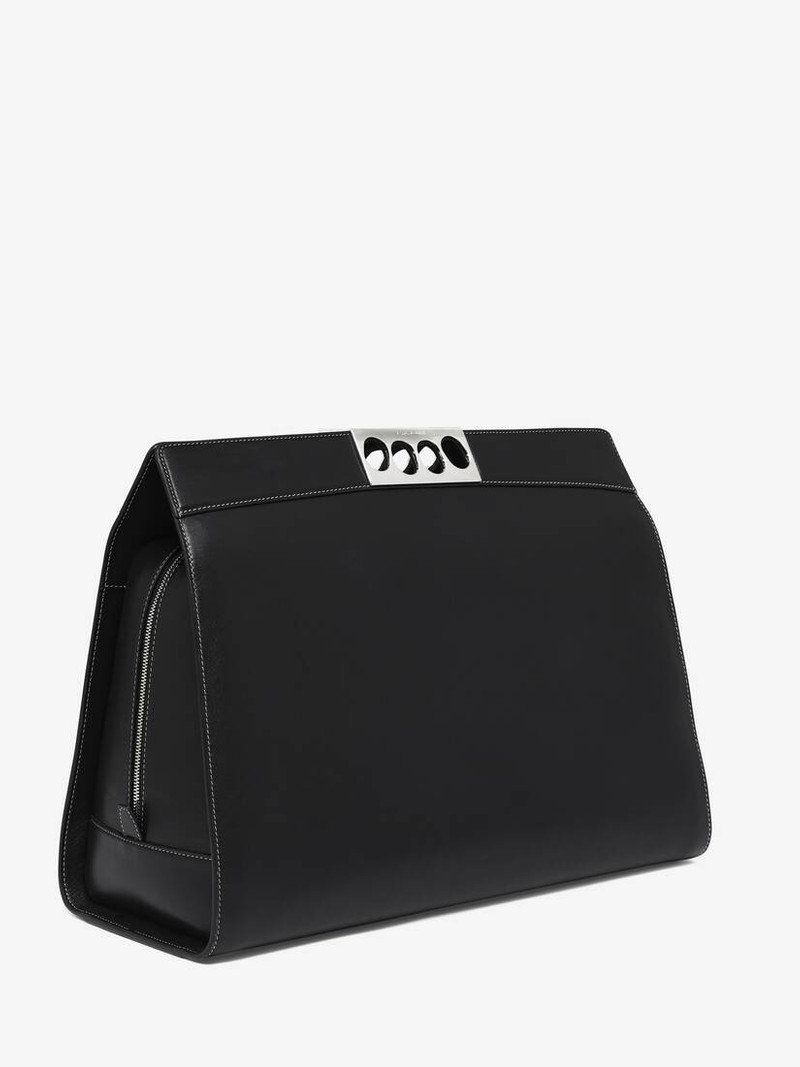 Alexander McQueen Men's The Grip 24h Bag in Black outlook