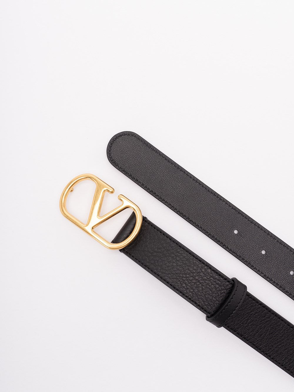 Valentino Garavani Men `Vlogo Signature` Leather Belt - 2