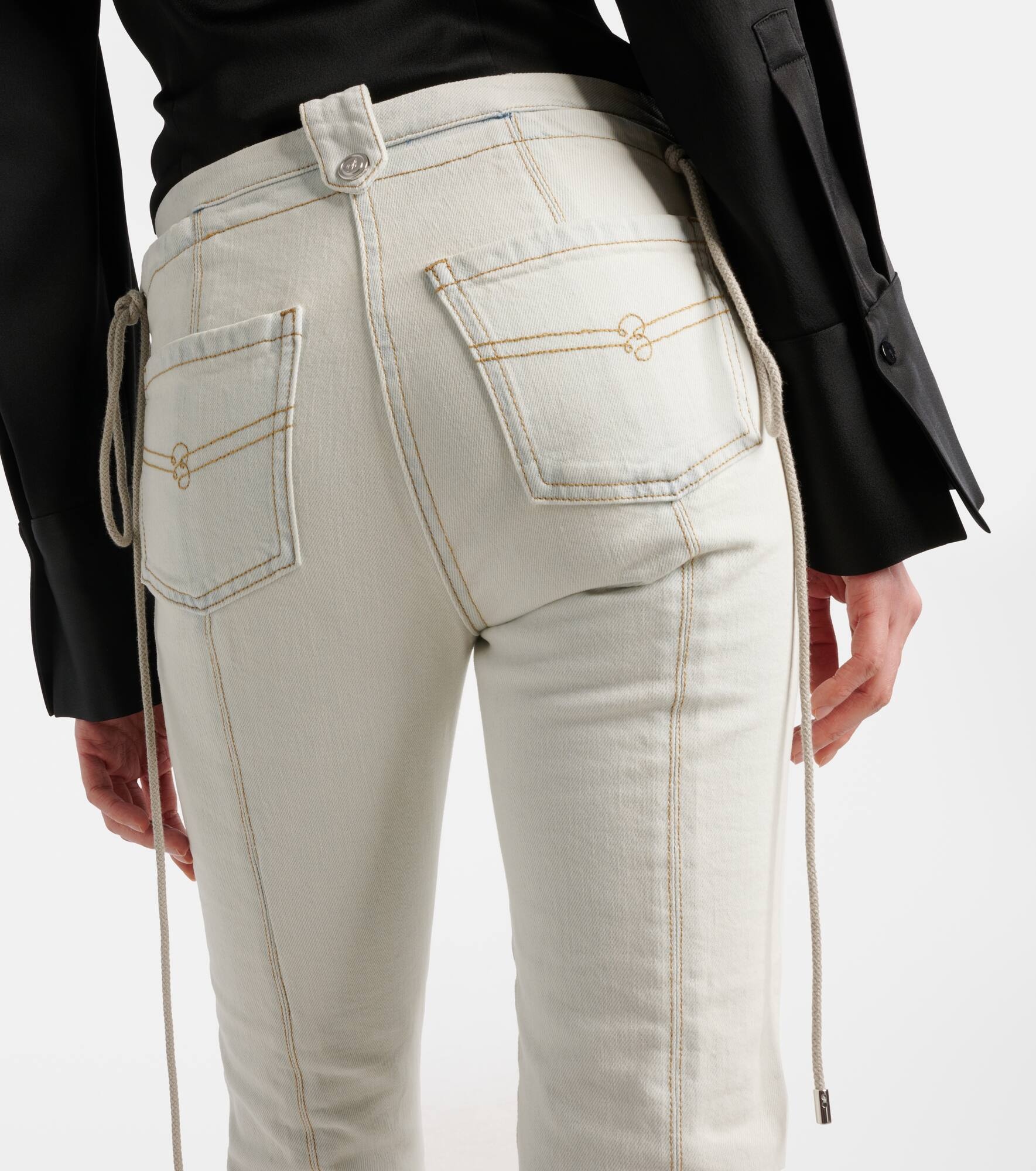 Mid-rise slim jeans - 6