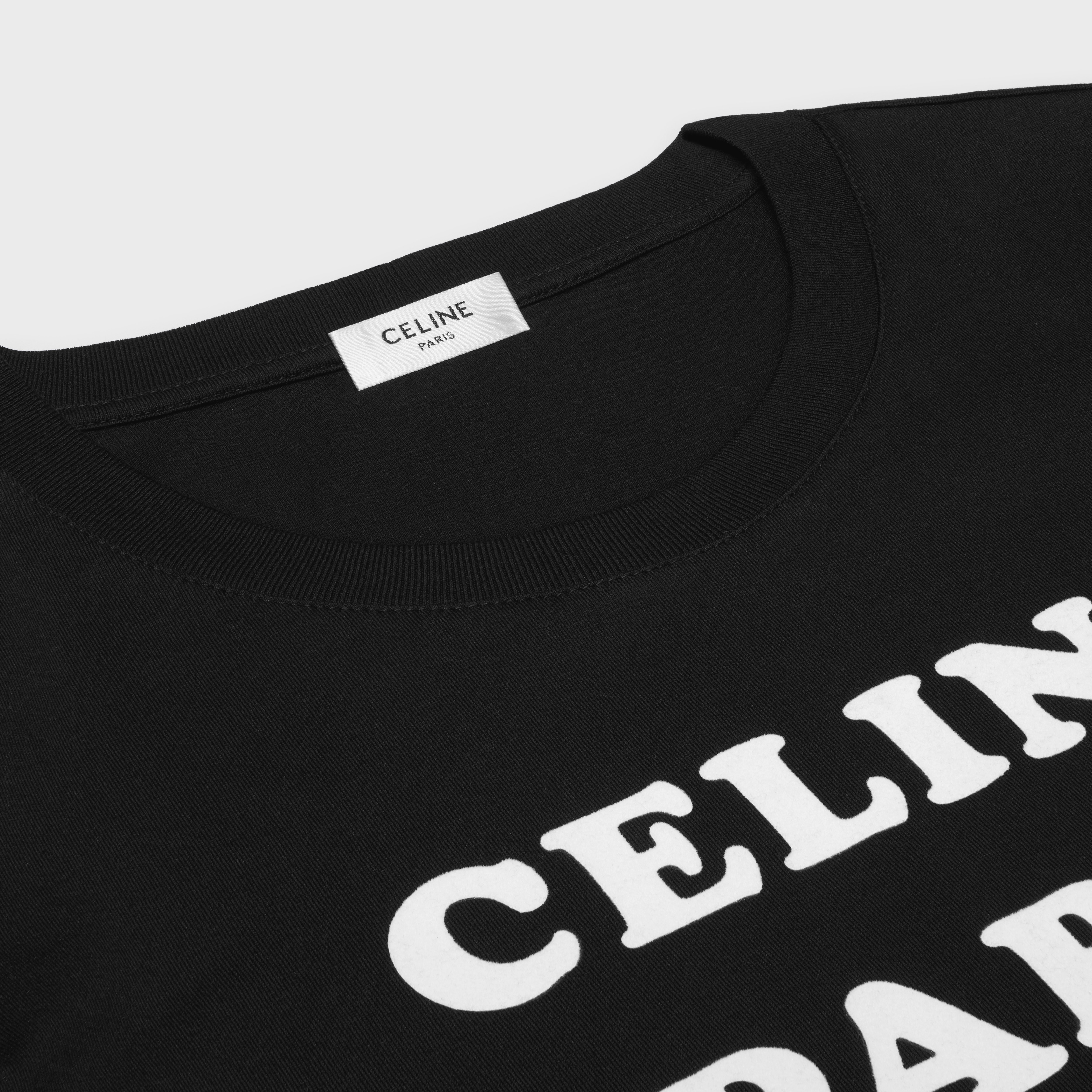 celine paris boxy T-shirt in cotton jersey - 3