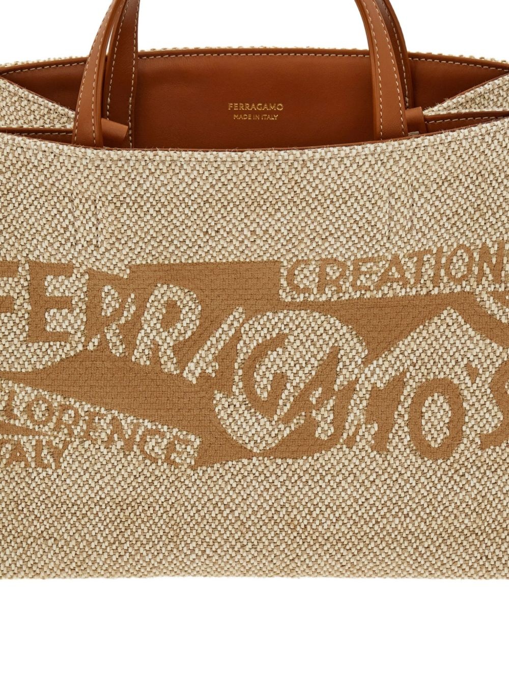 medium logo-embroidered tote bag - 6