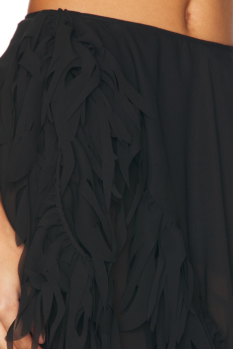 Blumarine Long Fringe Skirt outlook