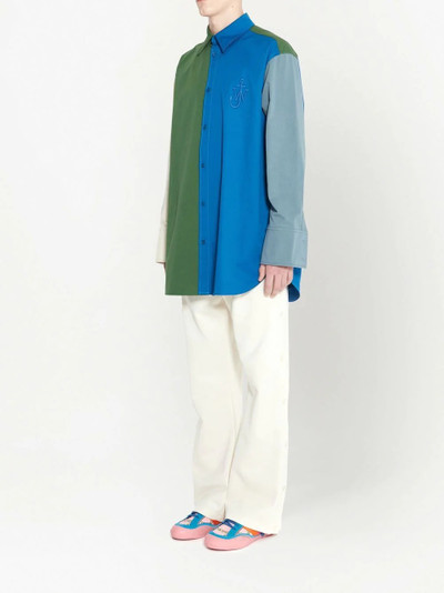 JW Anderson multi-panel long-sleeve shirt outlook