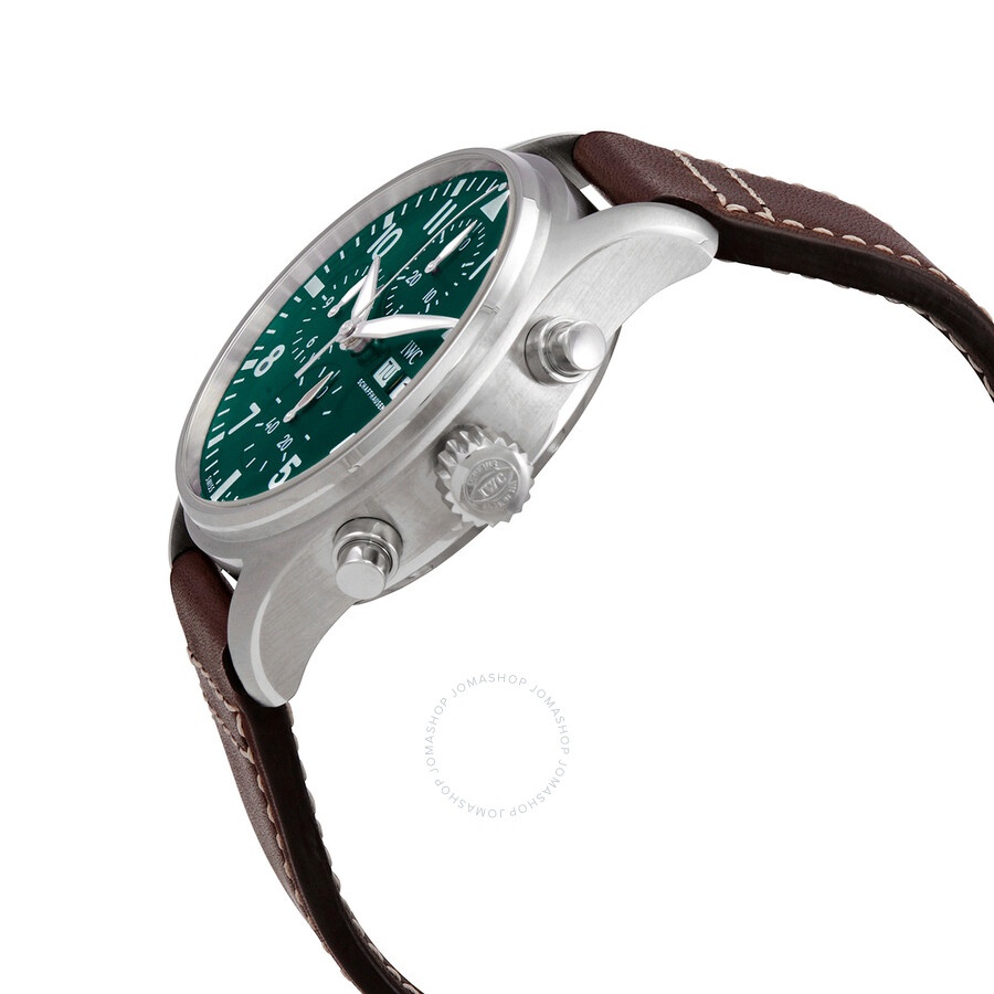 IWC Pilot Chronograph 41 Automatic Green Dial Men's Watch IW388103 - 2