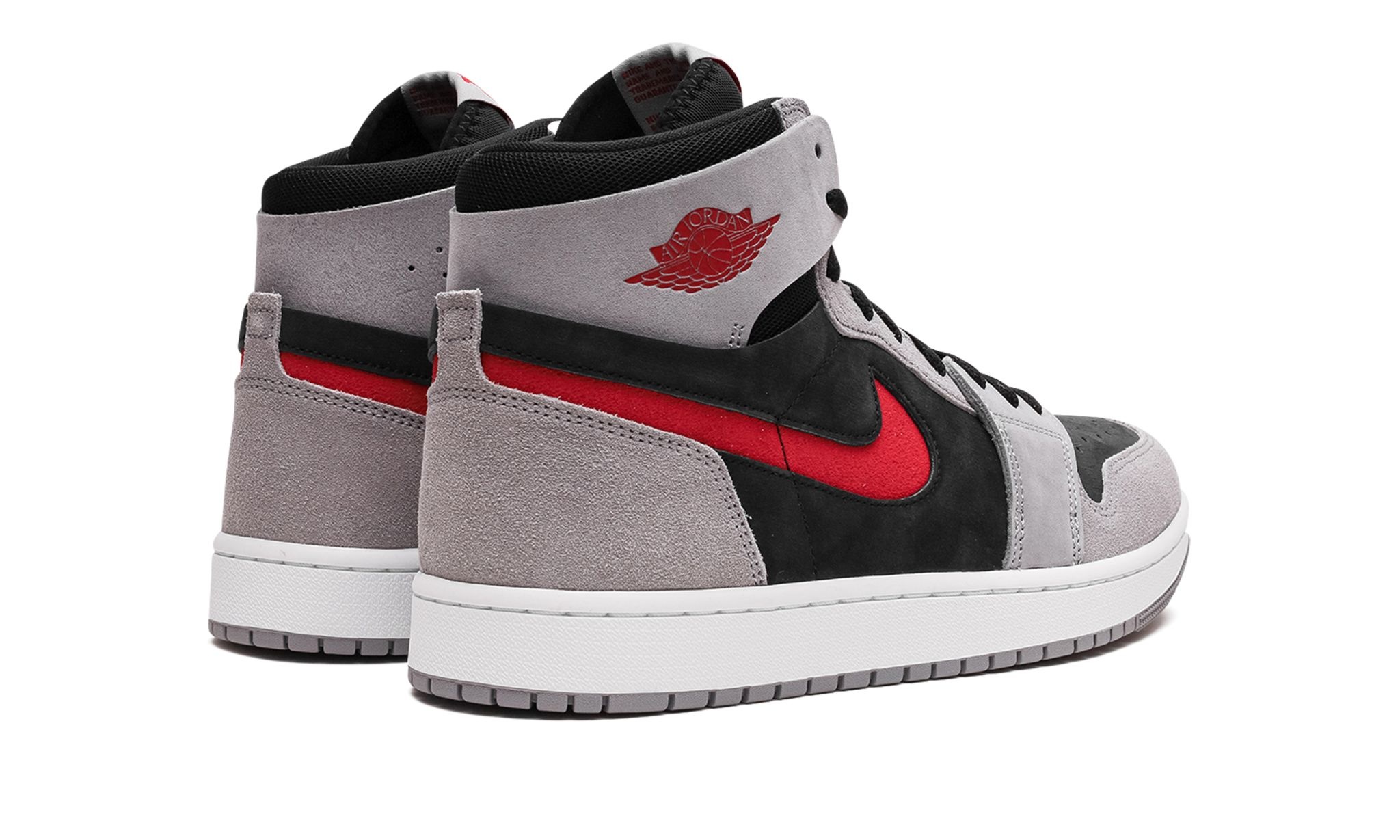 Jordan 1 Zoom Air Comfort 2 "Black / Fire Red / Cement Grey" - 3