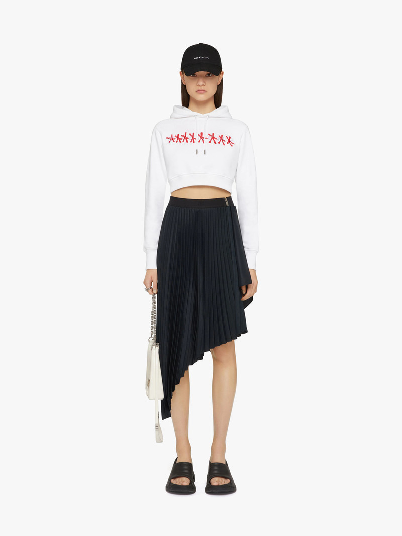 Givenchy HOODIE IN FELPA WITH TAG EFFECT PRINT outlook