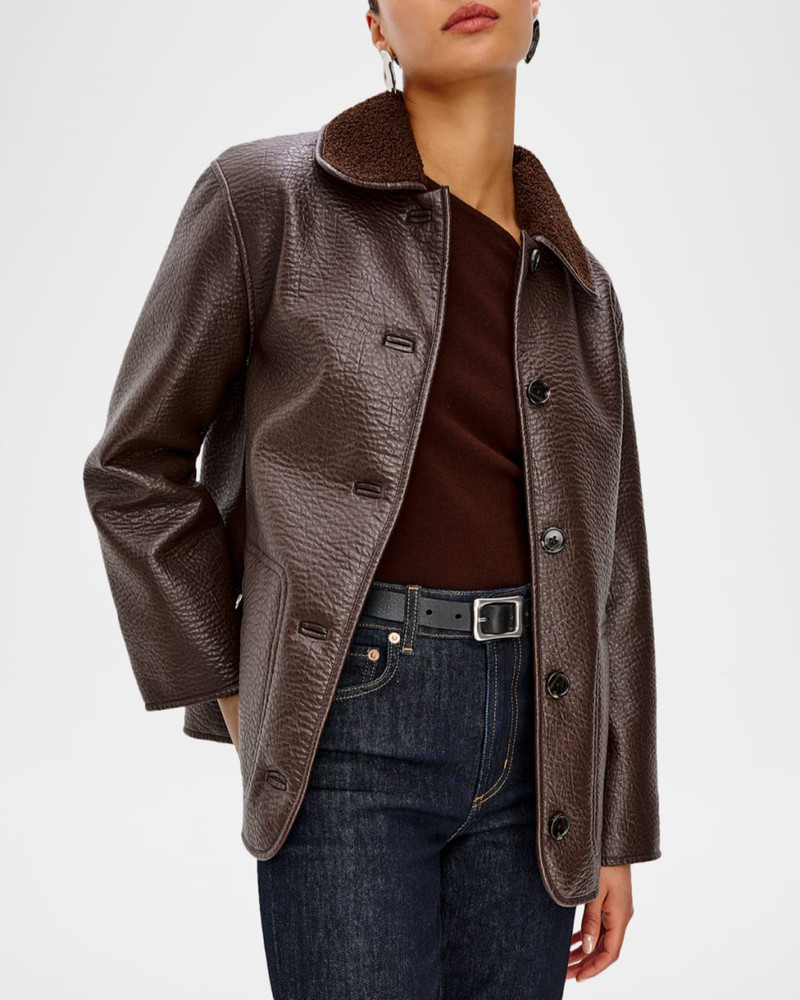 Luis Vegan Leather Jacket 4