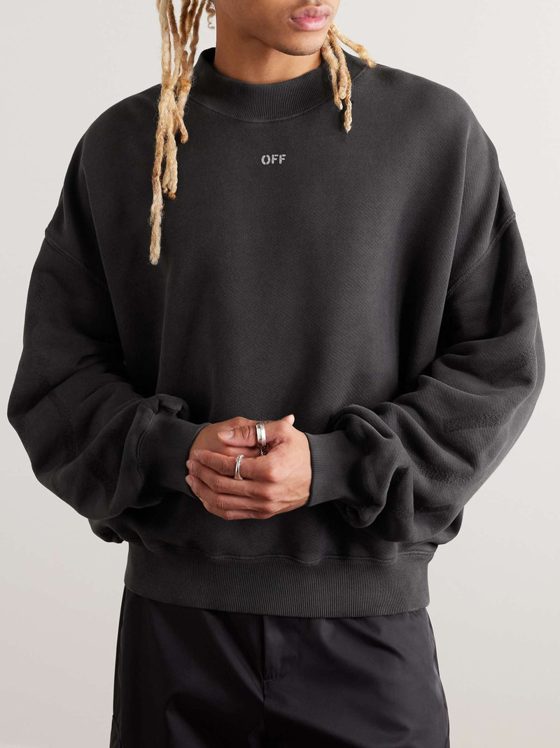 Printed Cotton-Jersey Sweatshirt 3