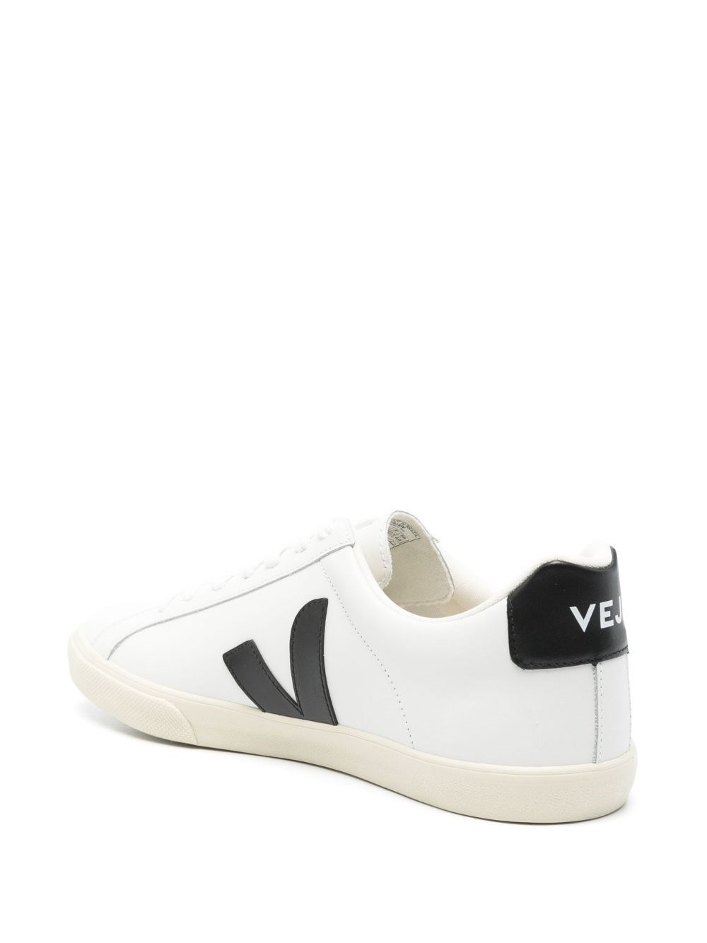 Leather sneaker with logo - 2