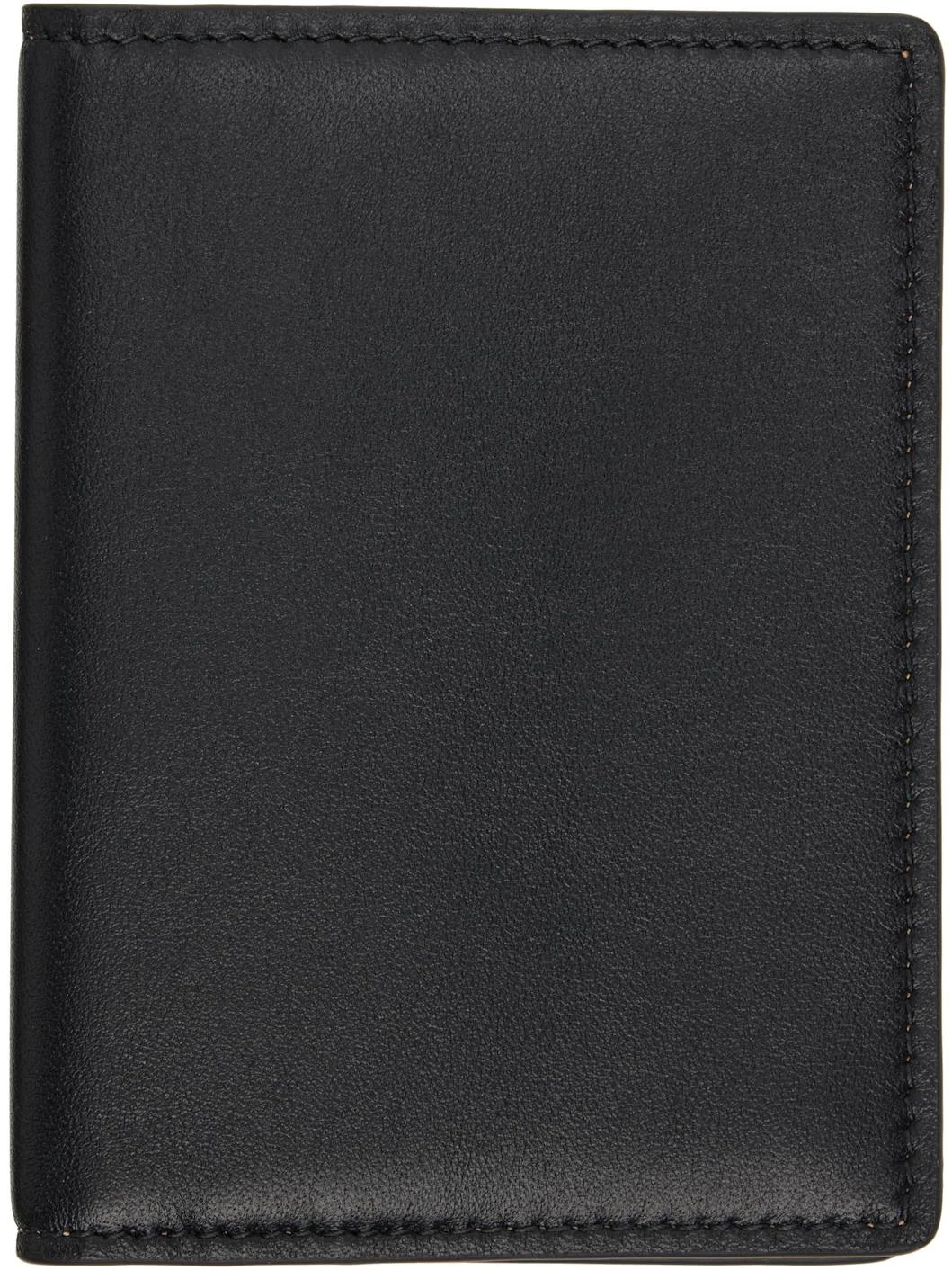 Black Leather Card Holder - 1