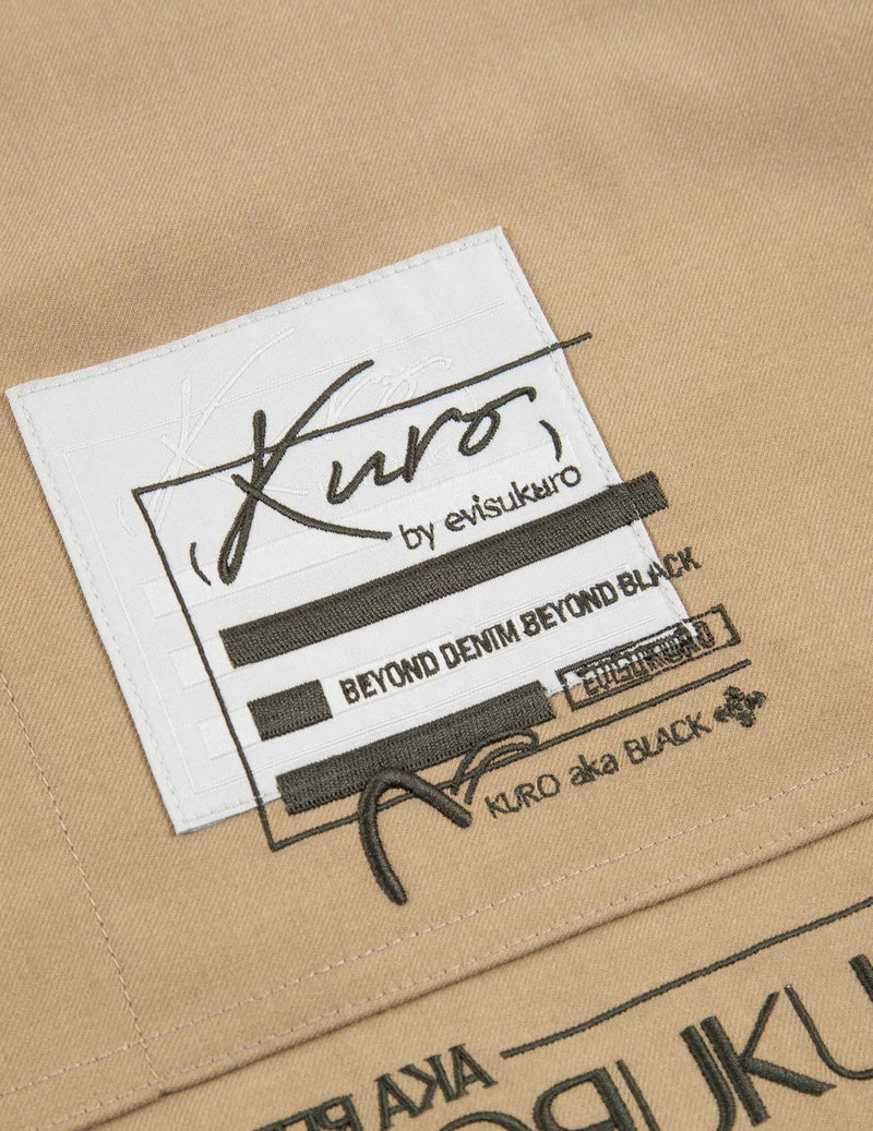 Logo Patch Wide Leg Cargo Pants 12