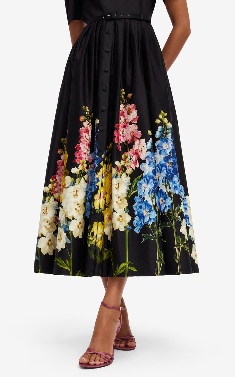 Bianca Cotton Midi Dress black 6