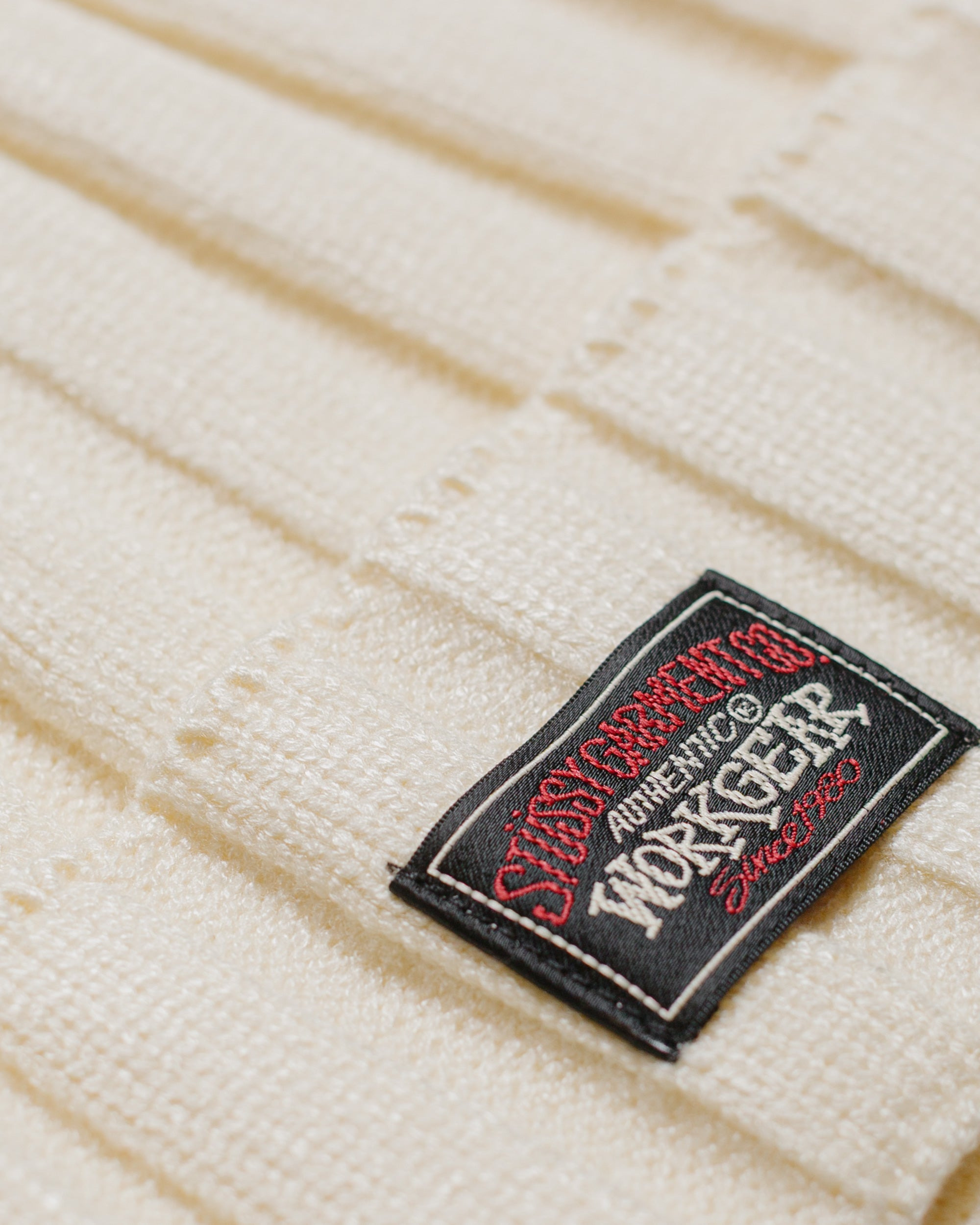 Stüssy Workwear Cuff Beanie Ivory - 2