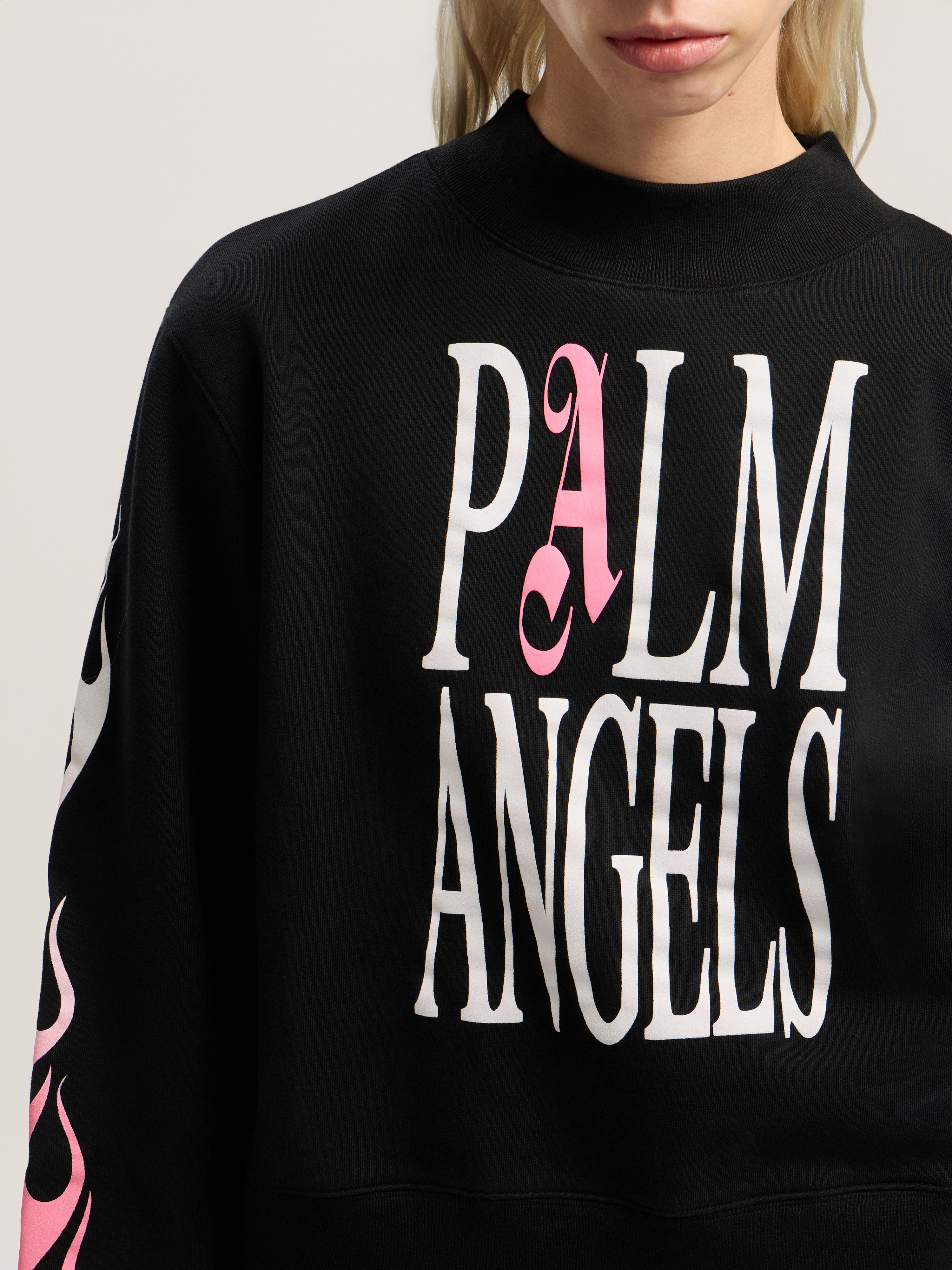 Flames Fitted Crew Sweatshirt - 5