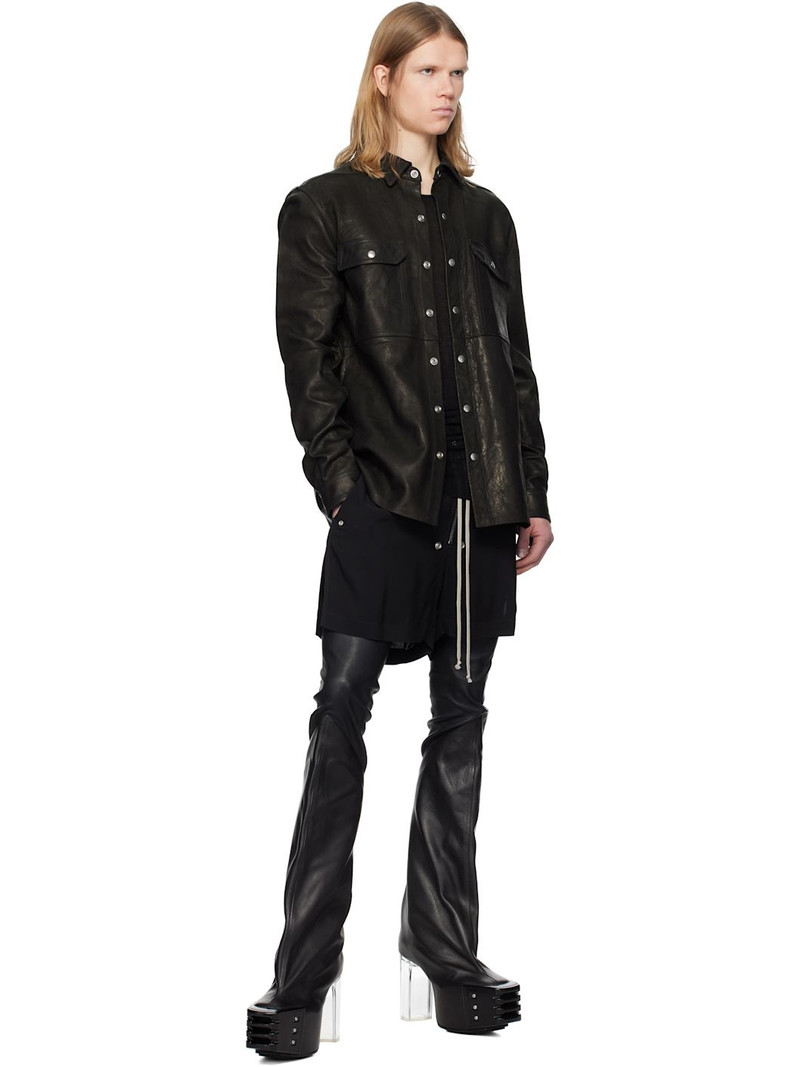 Rick Owens Black Hollywood Bela Boxers Shorts outlook