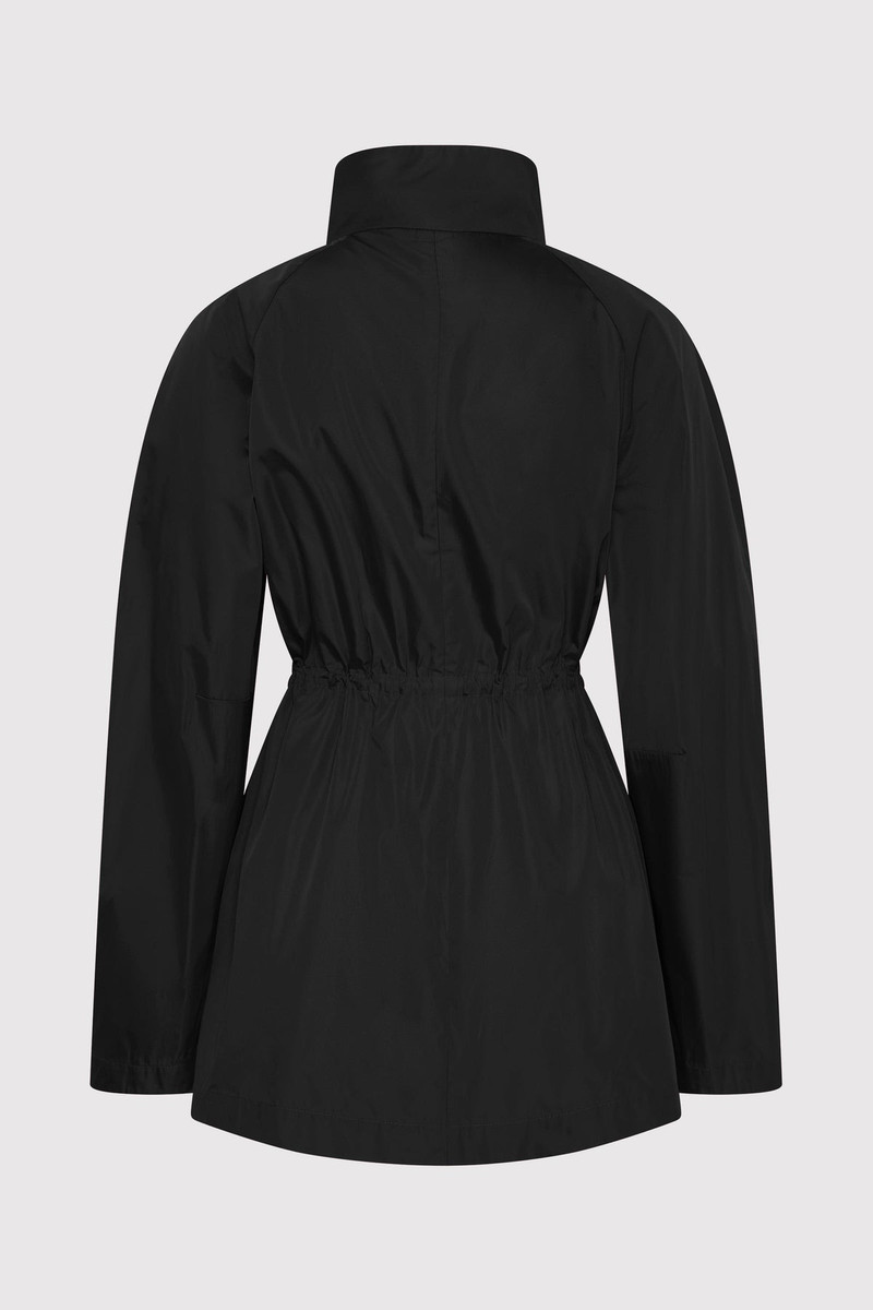 ST. AGNI Paper Taffeta Parka - Black outlook