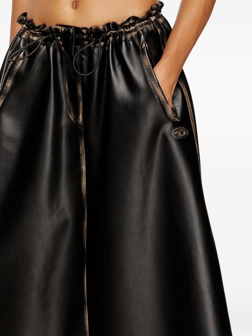 O-Blivion elasticated-waistband midi skirt - 5