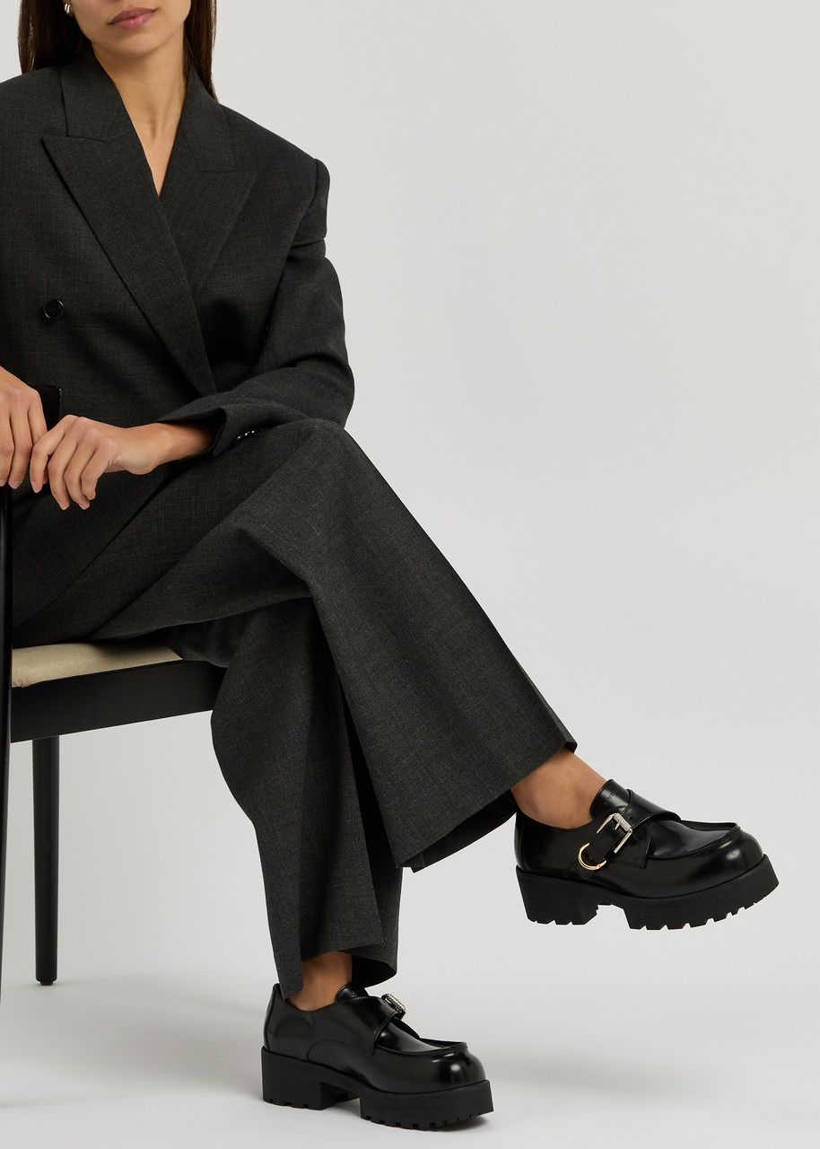 Givenchy Voyou Monk 50 Leather Loafers - 5