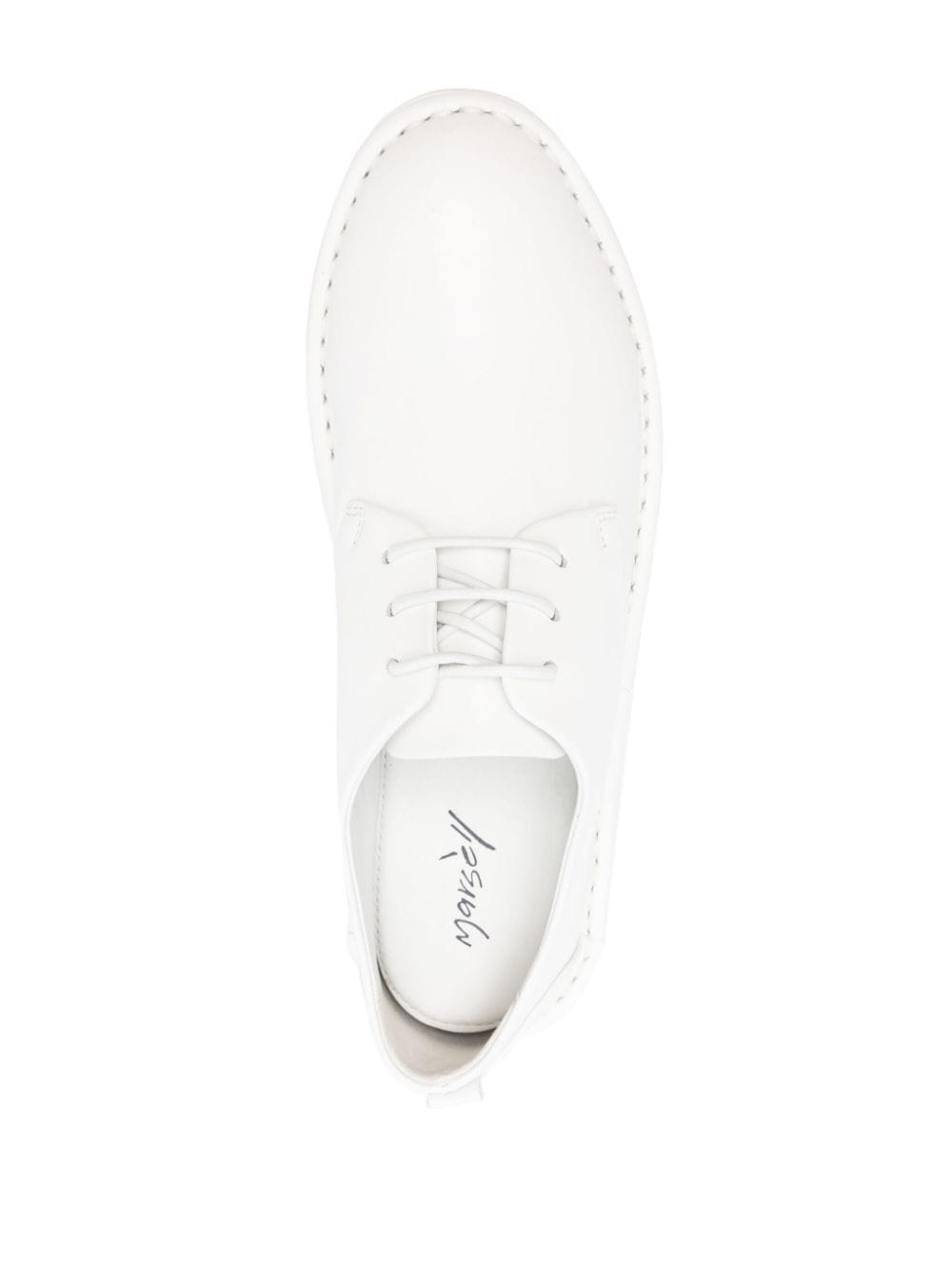leather lace-up shoes - 4
