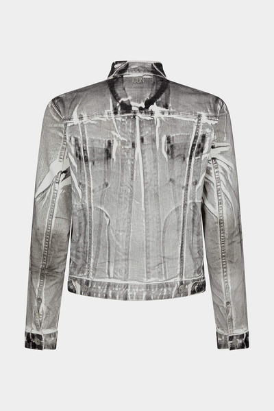 DSQUARED2 ICON WHITE COAL WASH DAN JEANS JACKET outlook