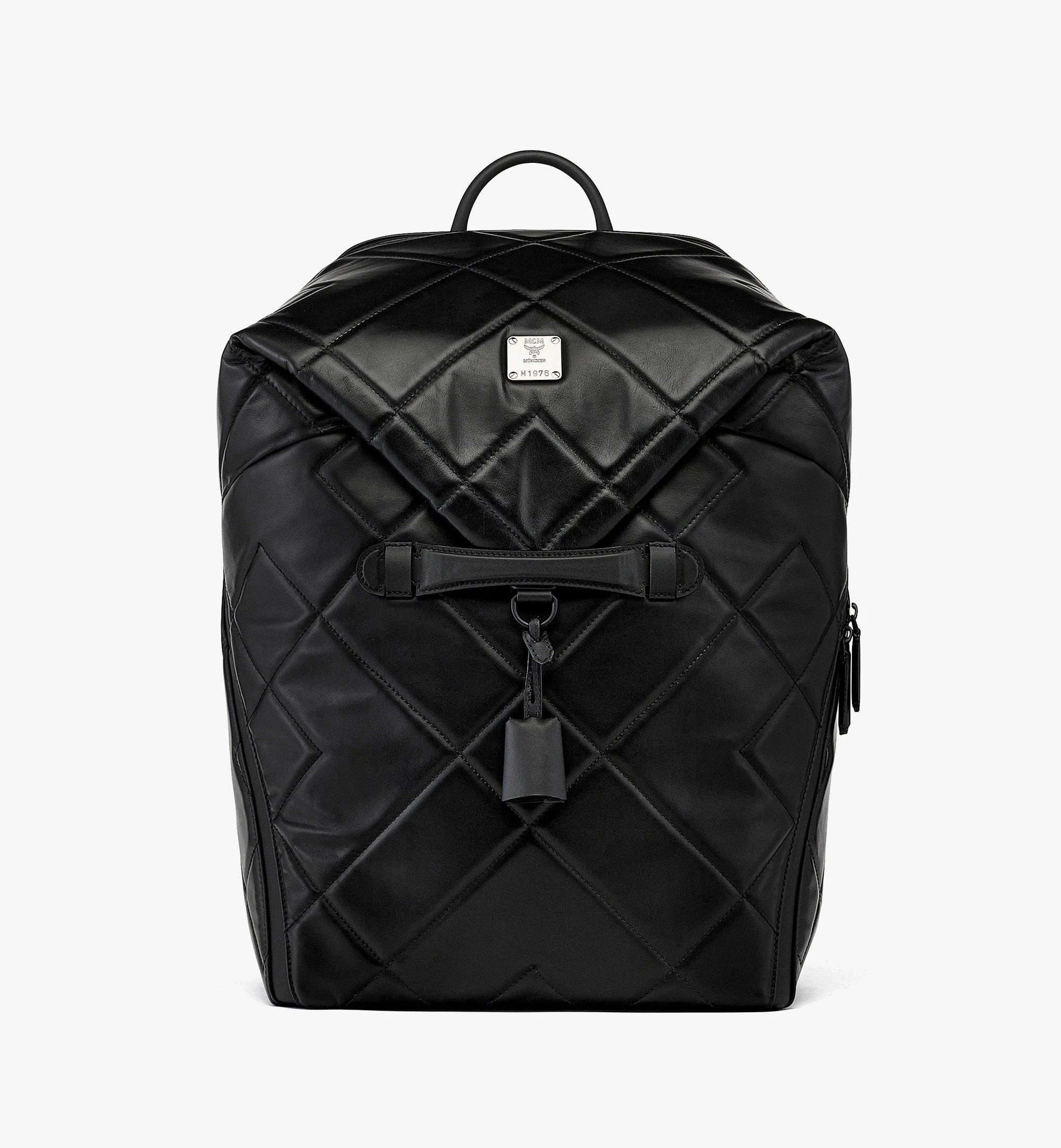Aren Backpack in Diamond Quilted Leather - 1