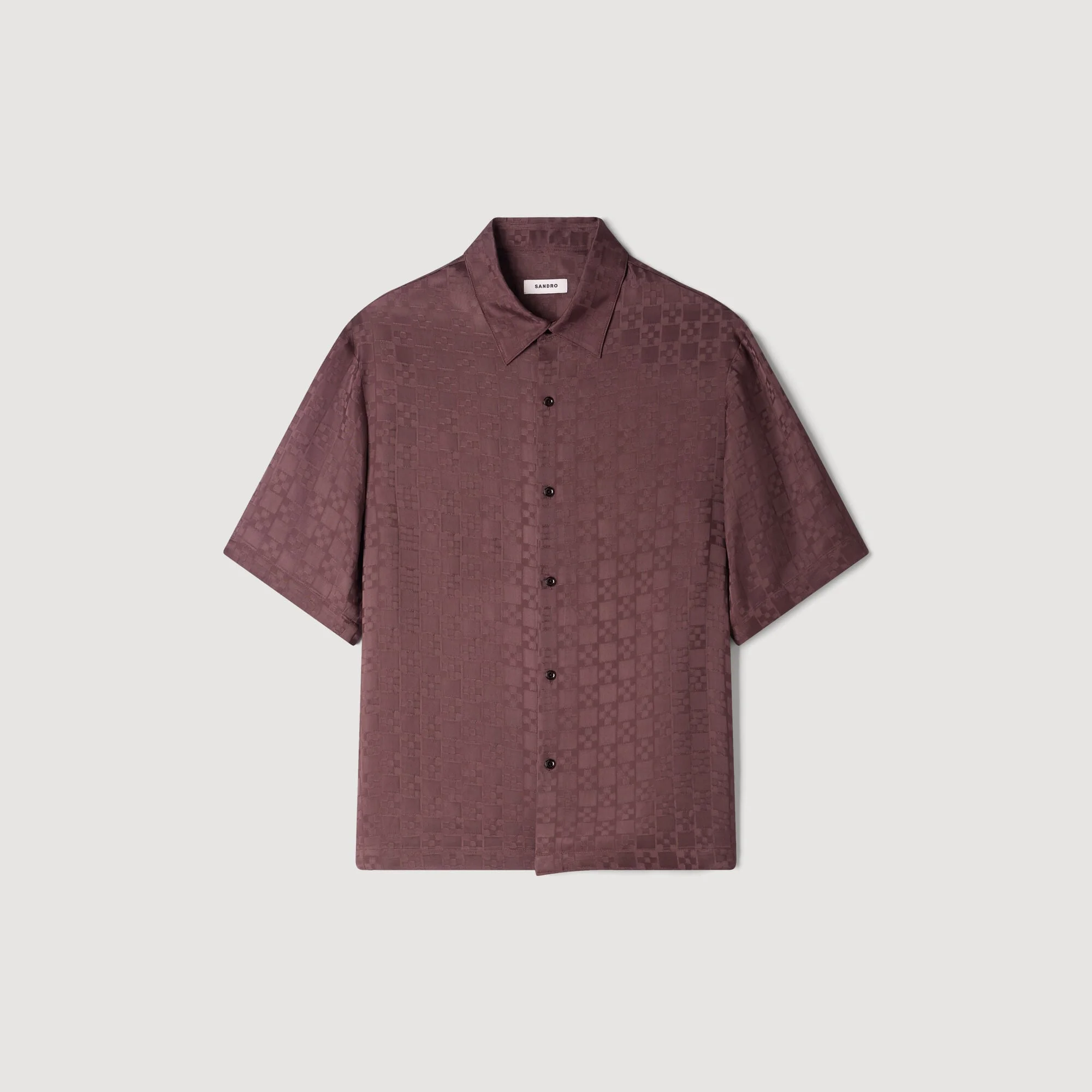 SQUARE CROSS LOOSE-FIT SHIRT - 1