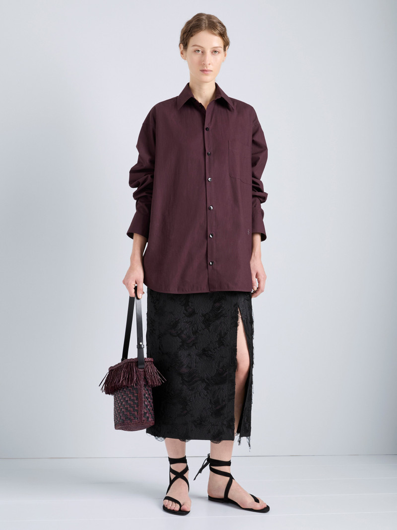 Proenza Schouler Dalma Skirt in Chrysanthemum Float Jacquard outlook