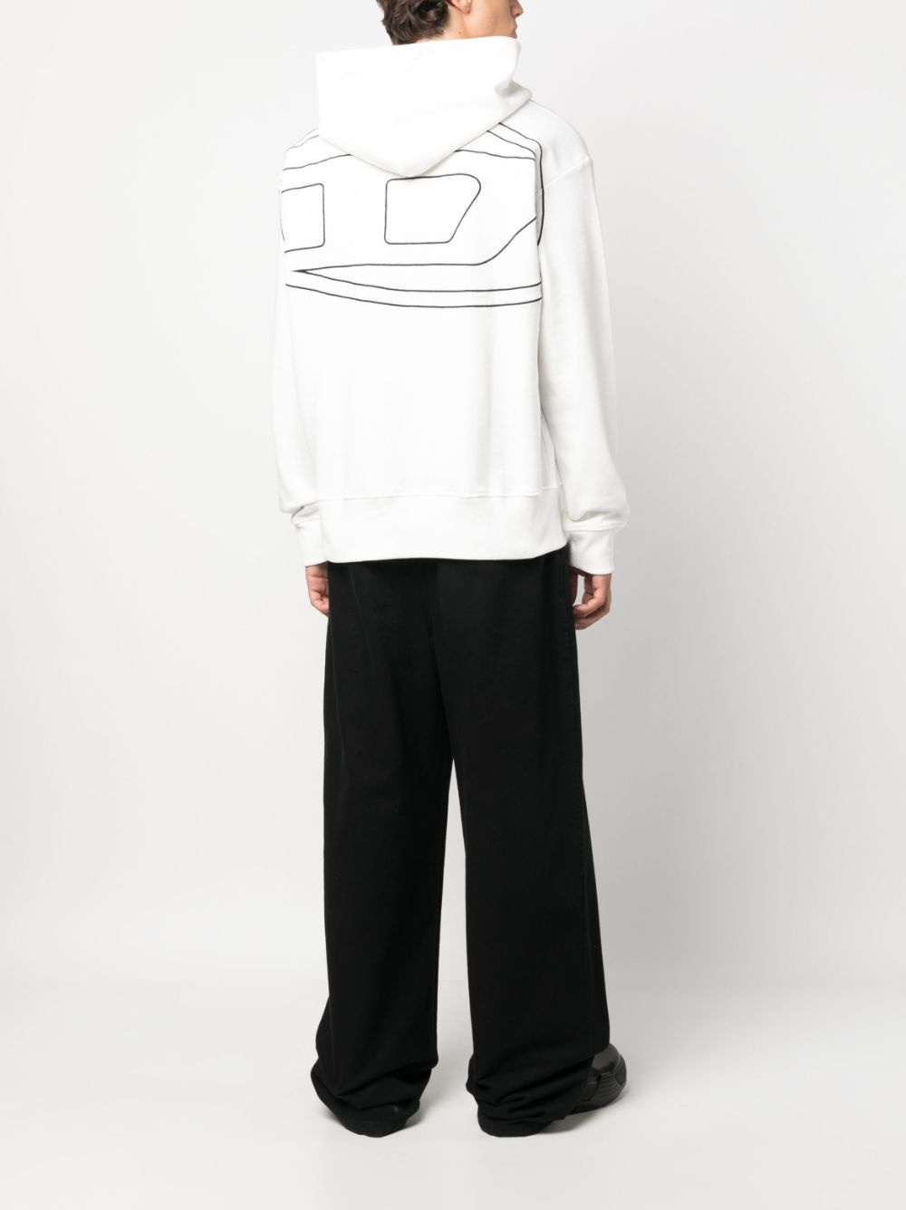 Macs logo-embroidered cotton hoodie - 2