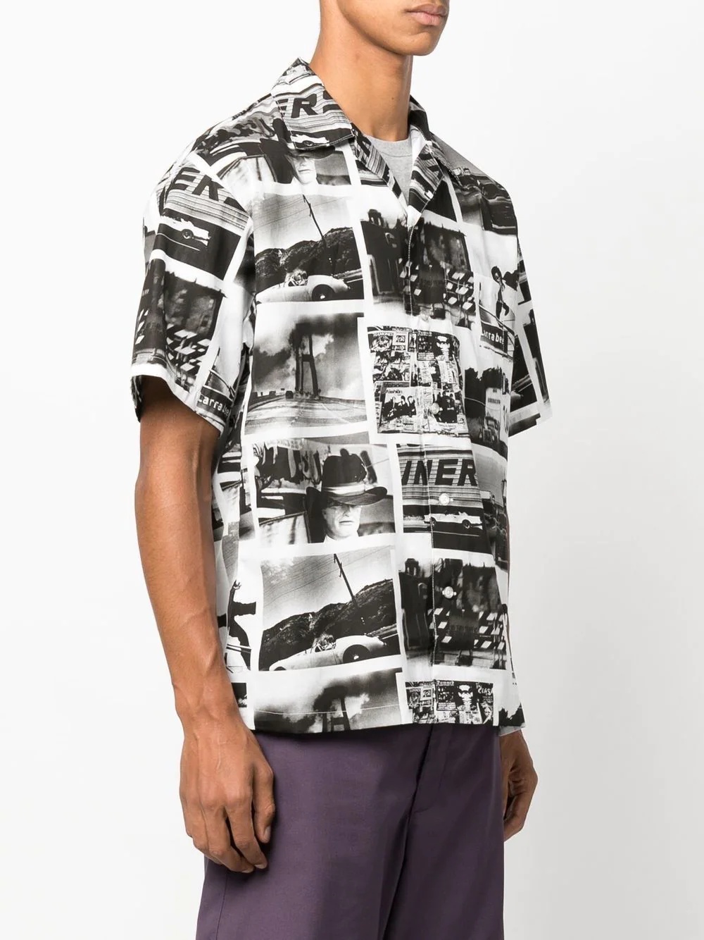 x Osamu Nagahama photograph-print shirt - 3