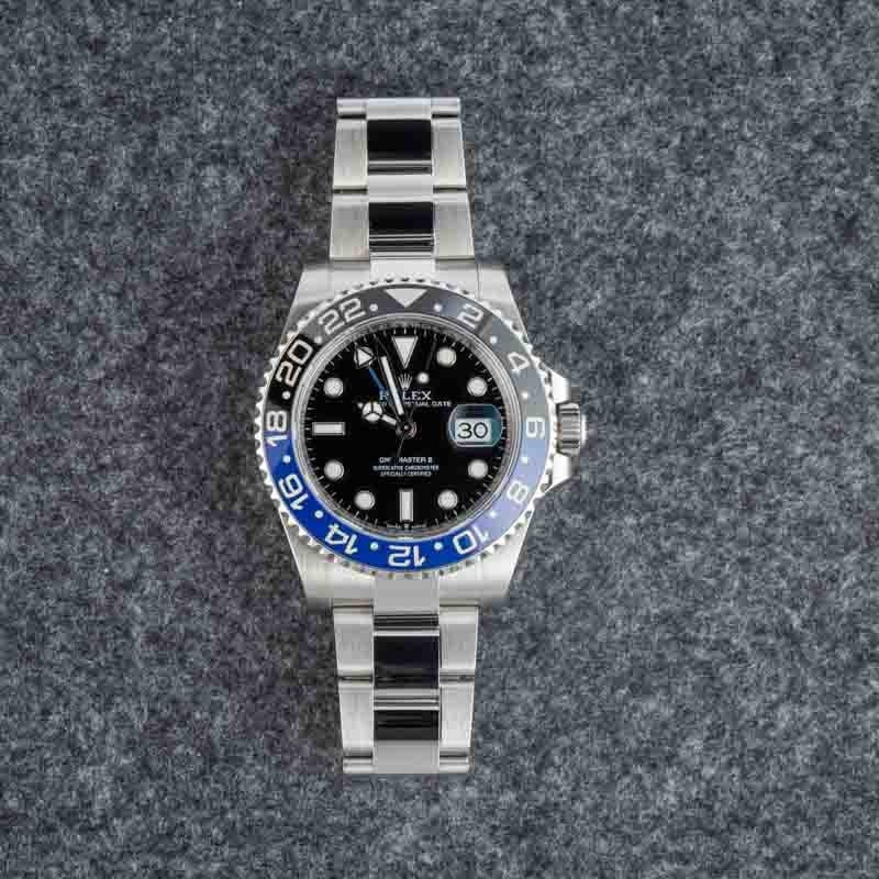 Pre-owned Rolex GMT-Master II Ref 126710BLNR Batman - 4