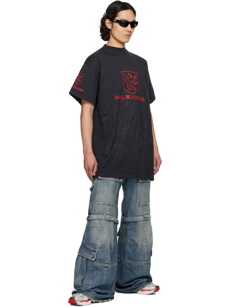 BALENCIAGA Black Lion Club T-shirt outlook