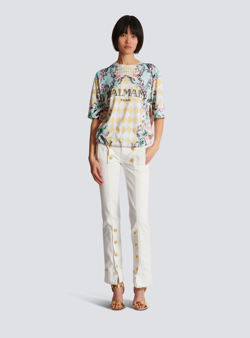 Balmain Buttoned denim jeans outlook