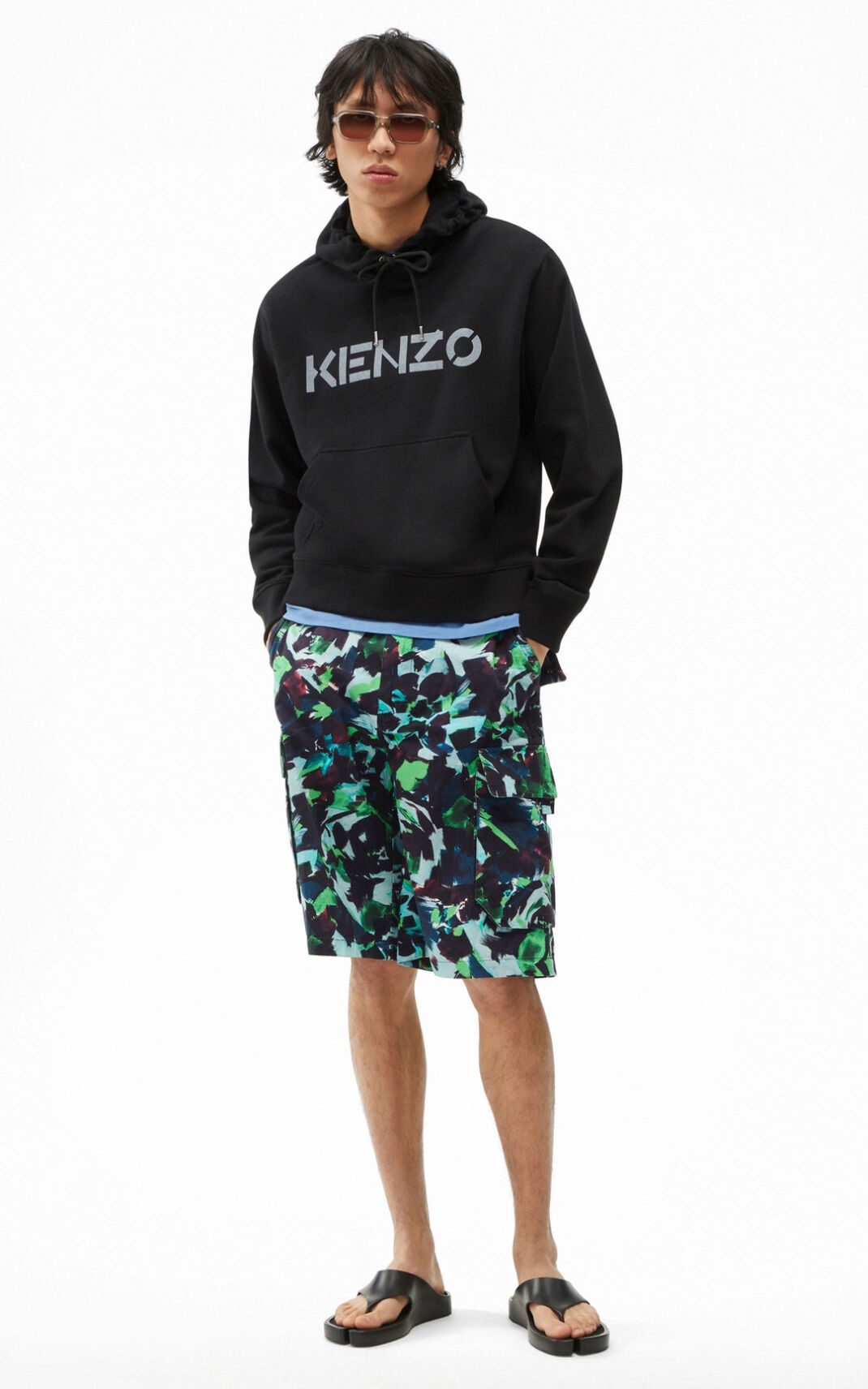 KENZO Logo hooded sweatshirt - 2