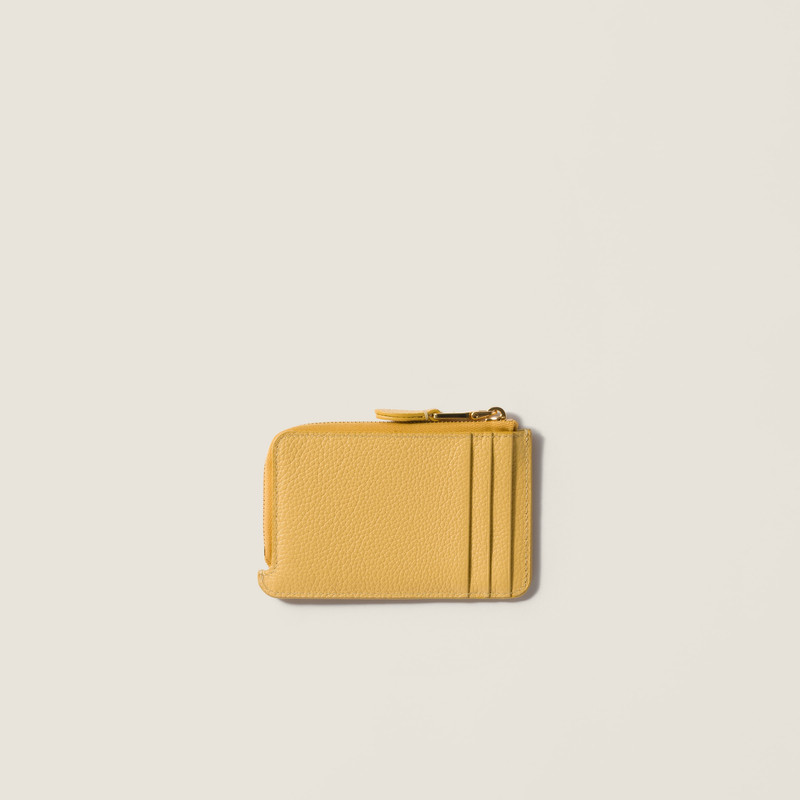 Leather pouch card holder 3