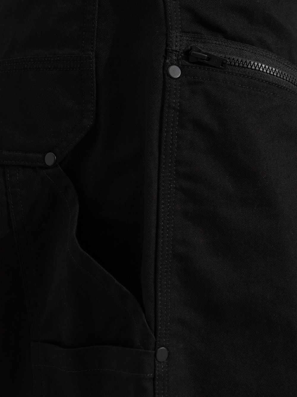 cargo-pocket zip-detail trousers - 5
