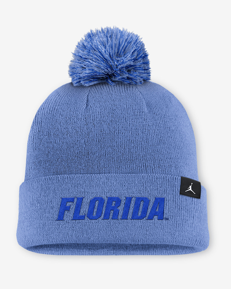 Jordan Florida Primetime Campus Toned Men's Jordan Brand College Cuffed Pom Beanie outlook