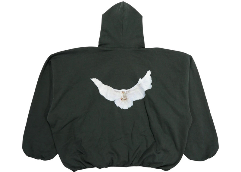YEEZY Yeezy Gap Engineered by Balenciaga Dove Hoodie Dark Green outlook