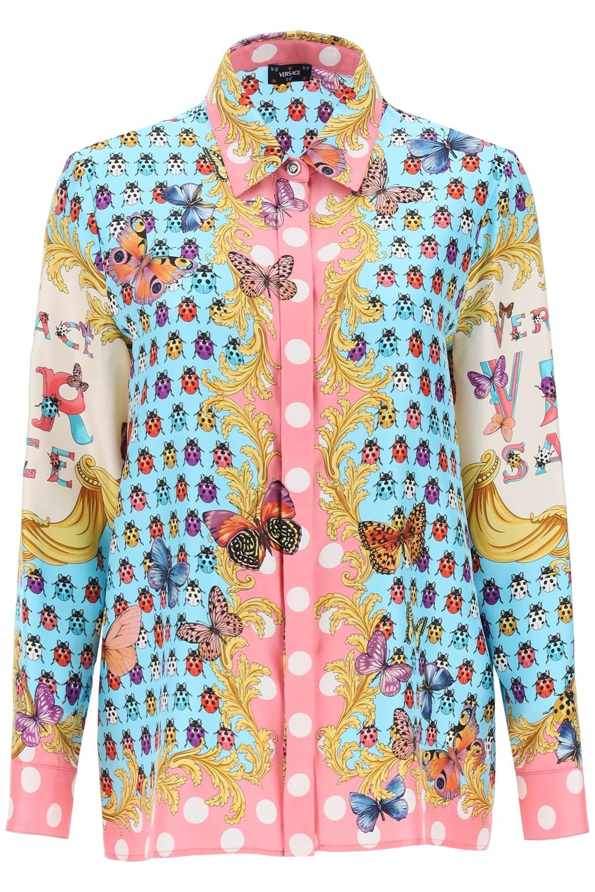 SHIRT IN PRINTED SILK - 1