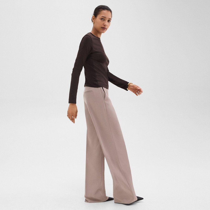 Relaxed Straight Pant in Admiral Crepe 3