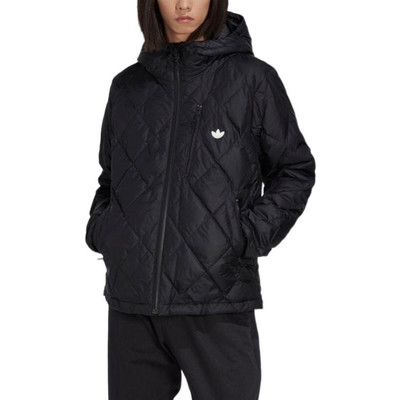 adidas adidas Original Down Quilted Puffer Jacket 'Black' HL9205 outlook