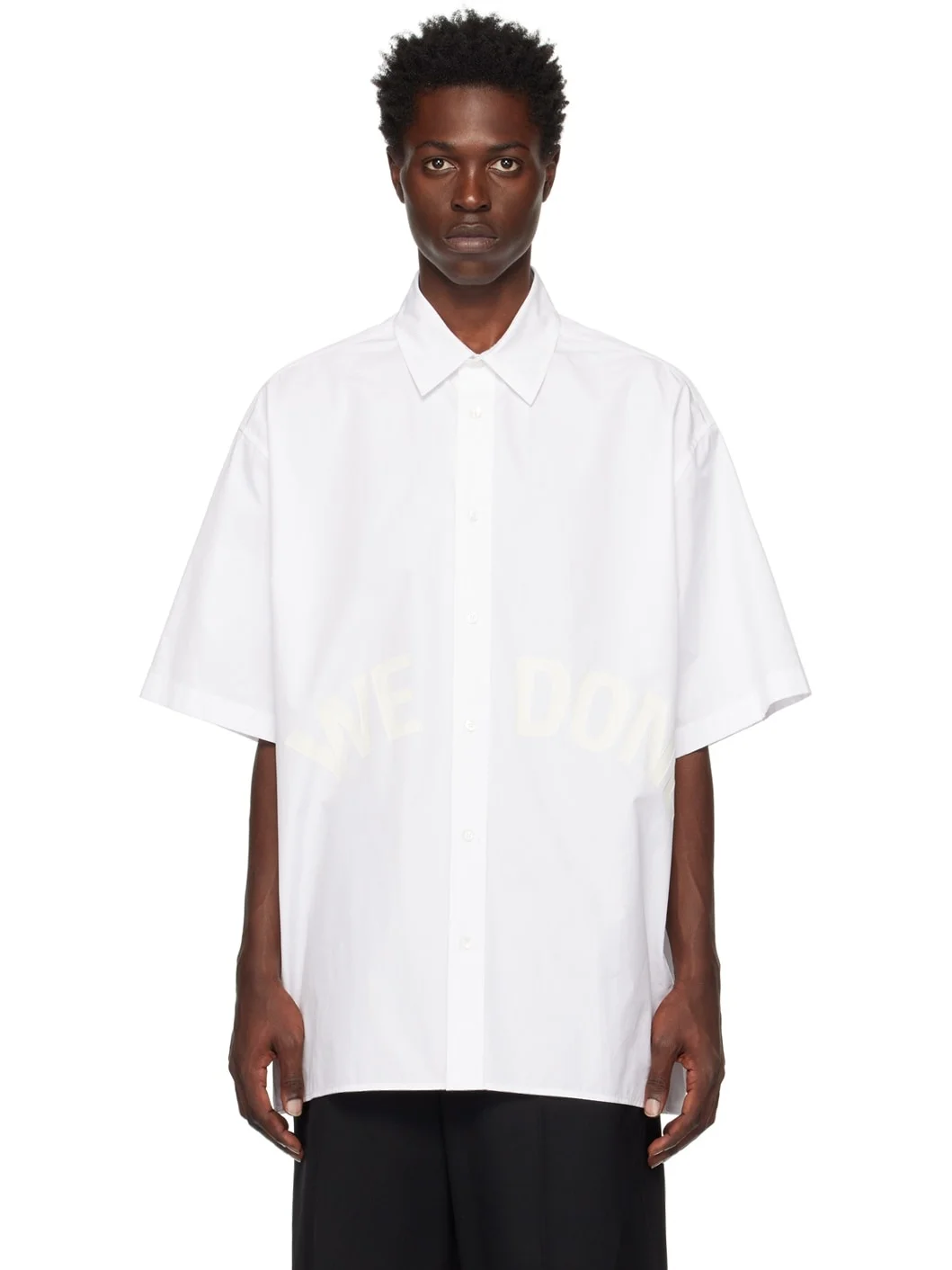 White Printed Shirt - 1