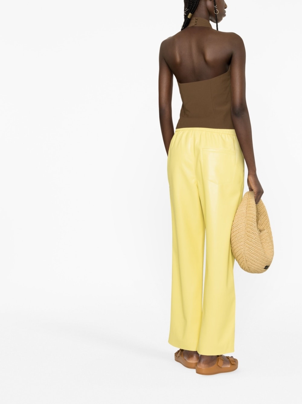 Lorca faux-leather trousers - 3